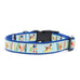 The Worthy Dog - Surf's up Collar: Large / Blue