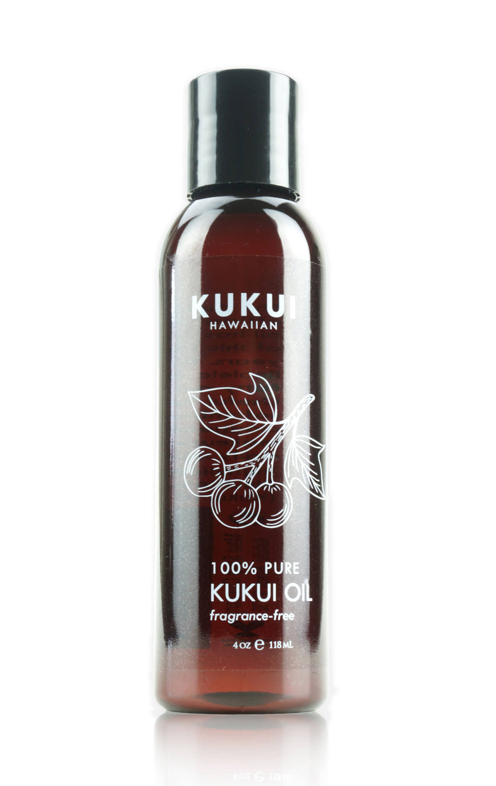 Maui Soap Co. - Pure Kukui Oil, Fragrance-Free 4 oz