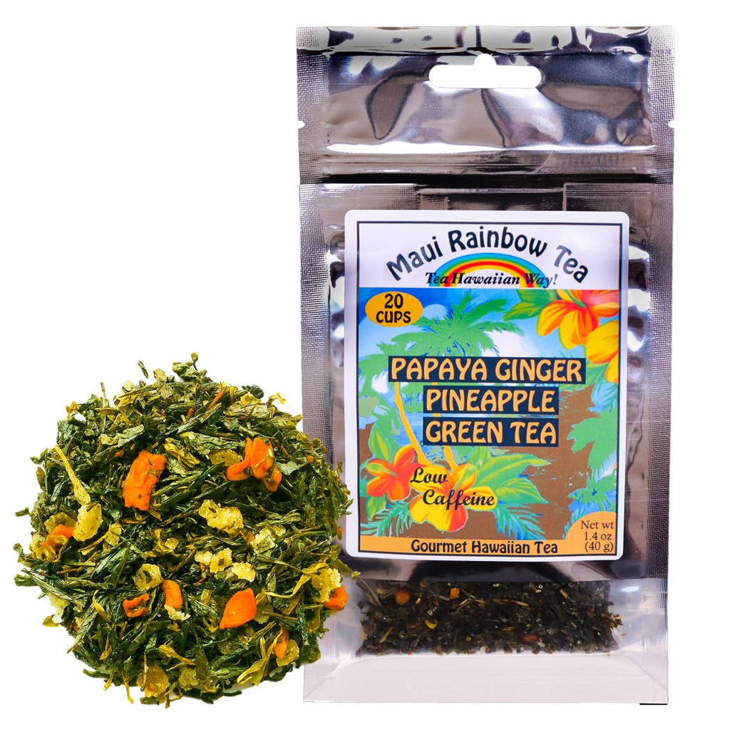 Maui Rainbow Tea - Papaya Ginger Pineapple Green Tea