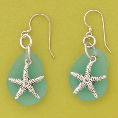 Basic Spirit - Starfish Seaglass Earrings