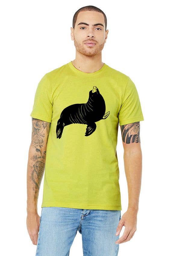 Salty Raven LLC - Sea Lion Unisex Tee Shirt, Men's T-shirt