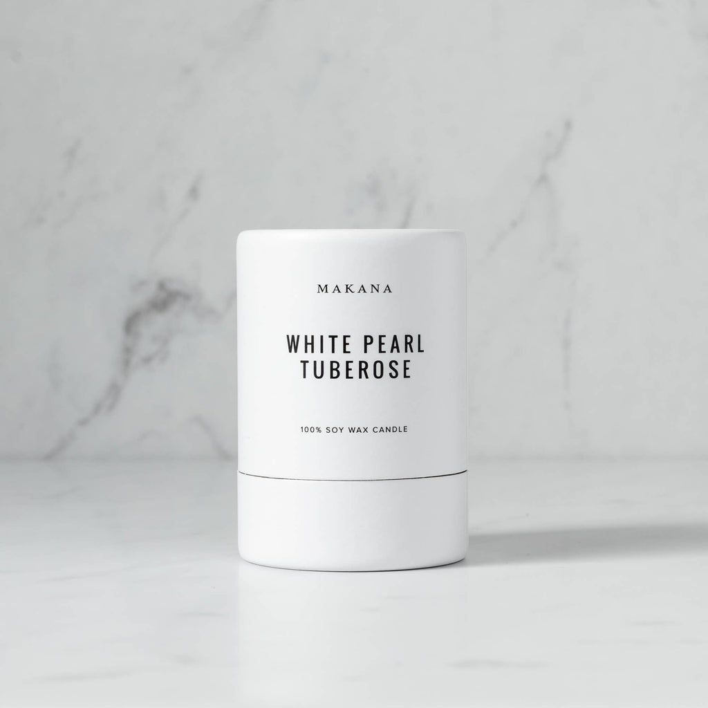 Makana - White Pearl Tuberose - Petite Candle 3 oz