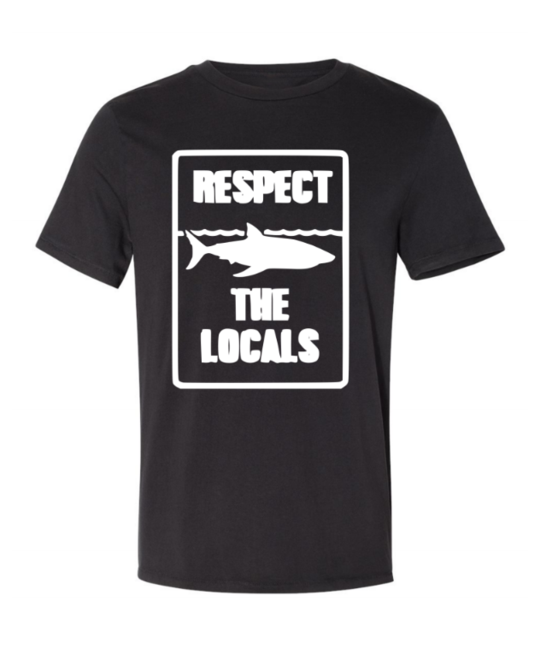 One Ocean Apparel - Respect The Locals Shark T-shirt