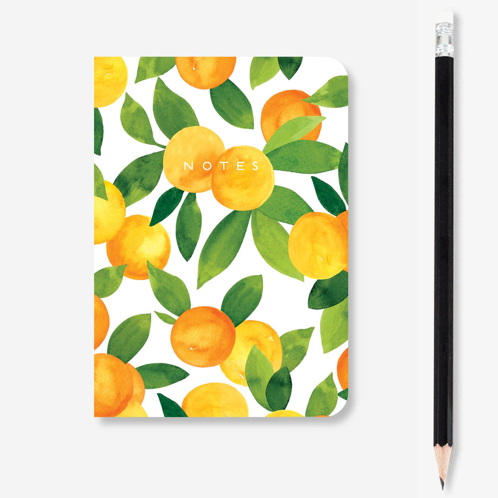 Abigail Jayne Design - Oranges Mini Notebook