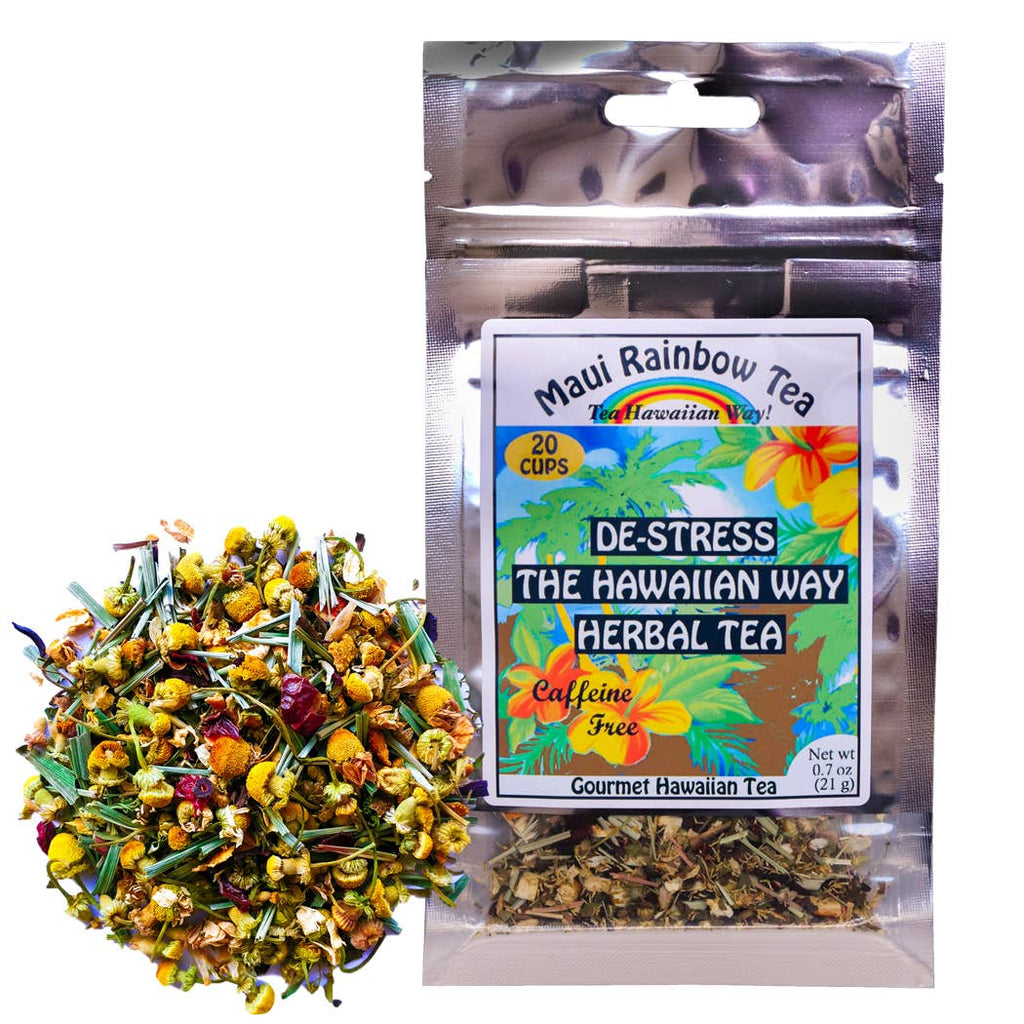 Maui Rainbow Tea - De-Stress the Hawaiian Way Herbal Tea