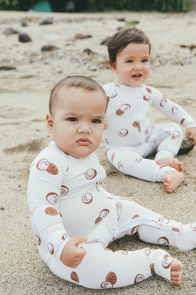 Kahakai Kids Collection - Coconut Romper: 6-12 months