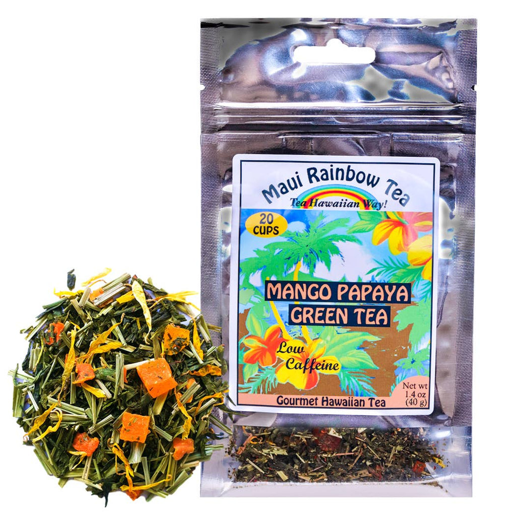 Maui Rainbow Tea - Mango Papaya Green Tea