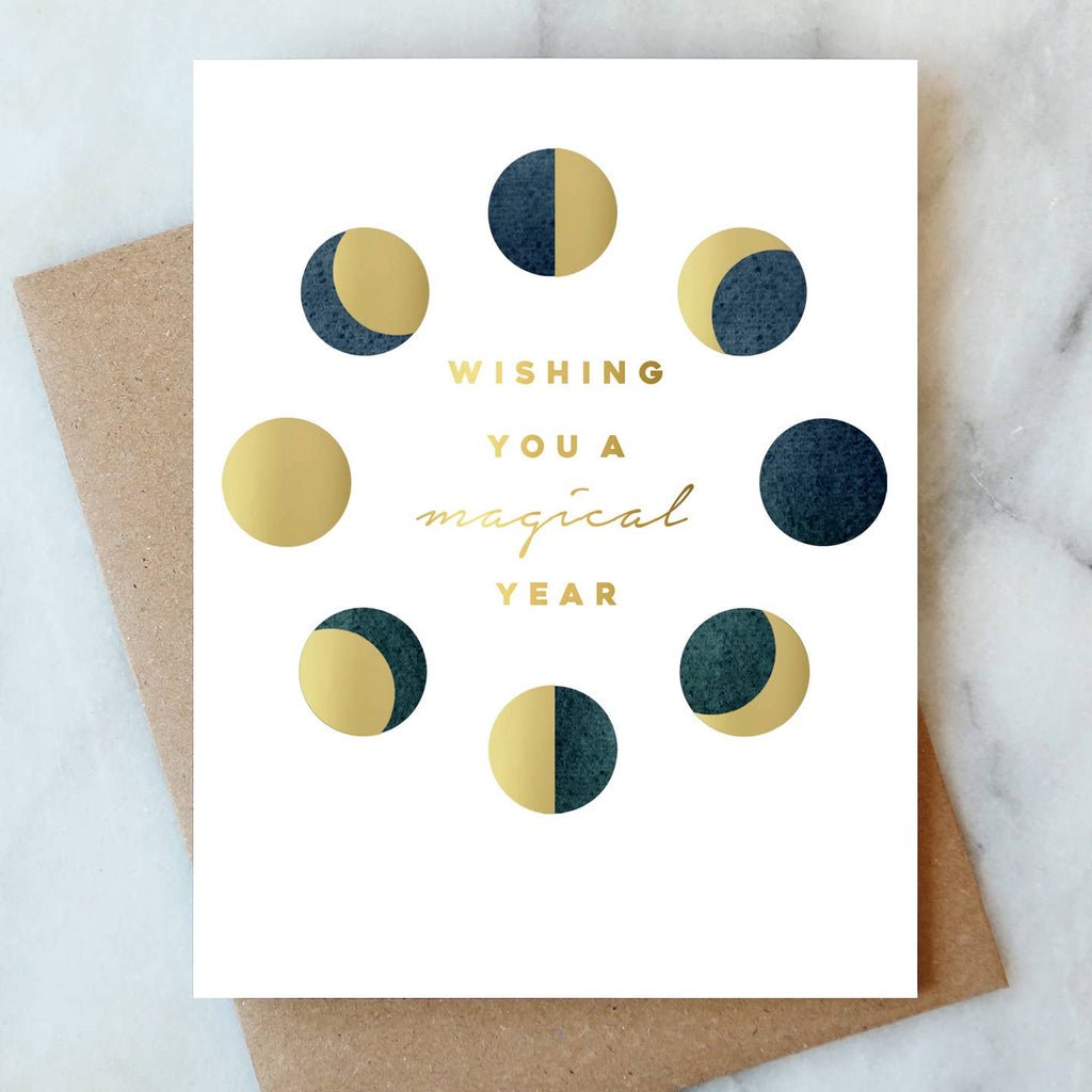Abigail Jayne Design - Phases of the Moon Birthday Card