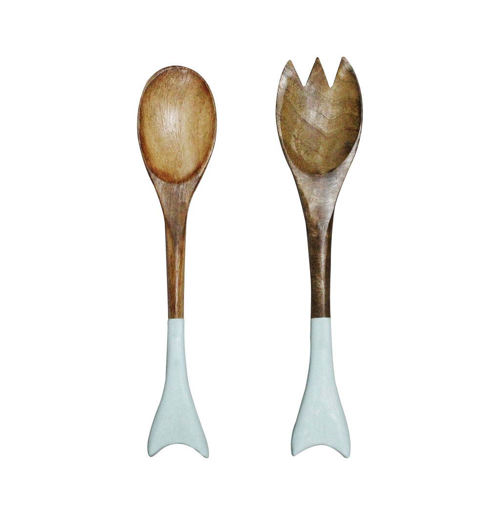 Beachcombers - Mermaid Tail Fork/Spoon Serving Set