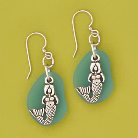 Basic Spirit - Mermaid Seaglass Earrings